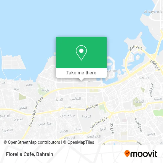 Fiorella Cafe map
