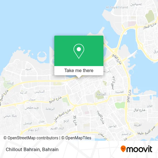 Chillout Bahrain map