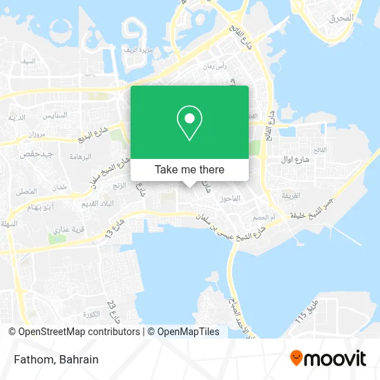 Fathom map