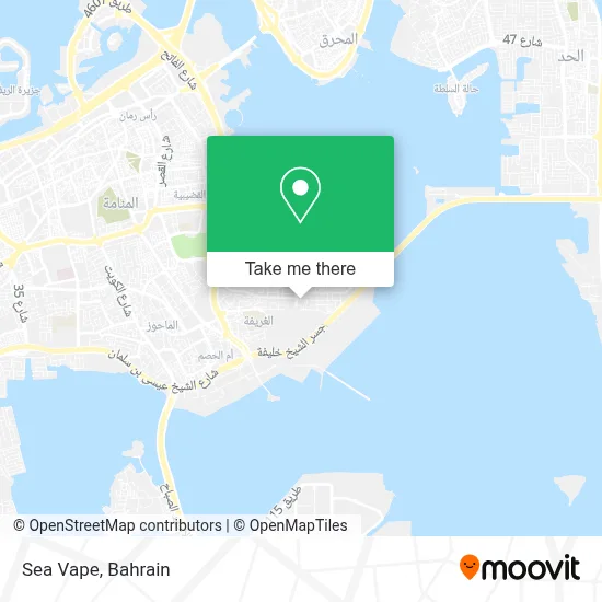 Sea Vape map