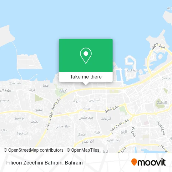 Filicori Zecchini Bahrain map