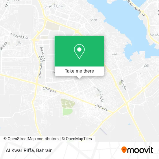 Al Kwar Riffa map