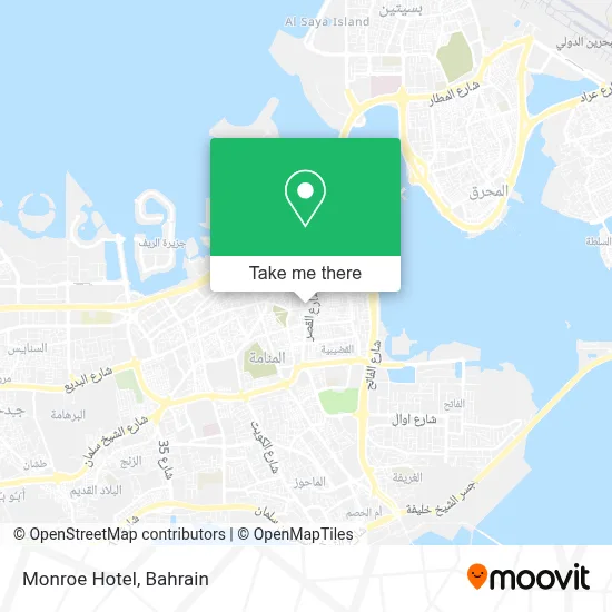 Monroe Hotel map