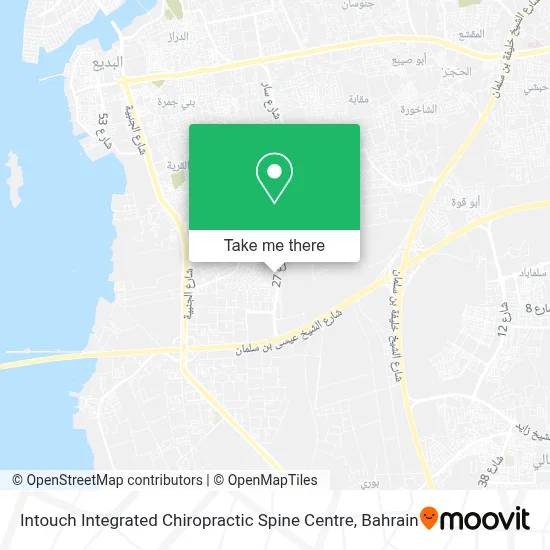 Intouch Integrated Chiropractic Spine Centre map