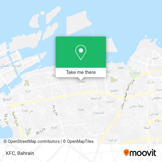 KFC map