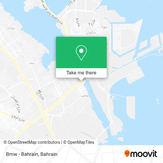Bmw - Bahrain map