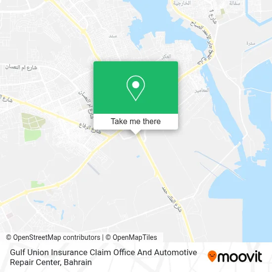 Gulf Union Insurance Claim Office And Automotive Repair Center map
