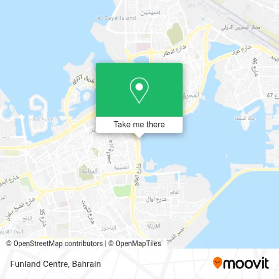 Funland Centre map