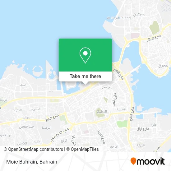 Moic Bahrain map