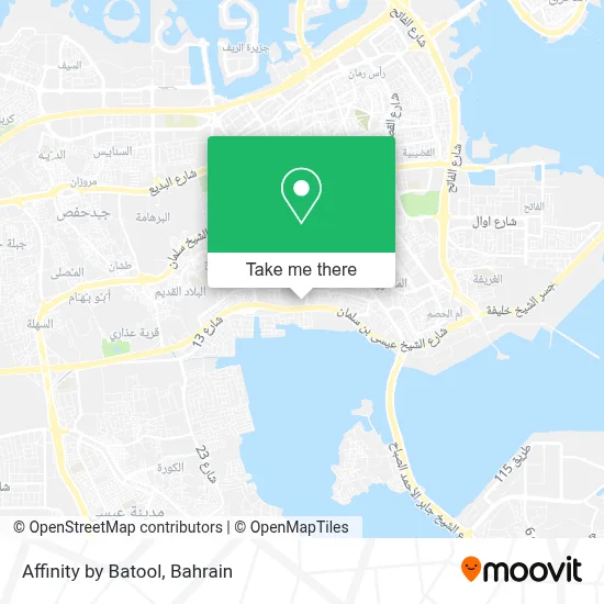 Affinity by Batool map