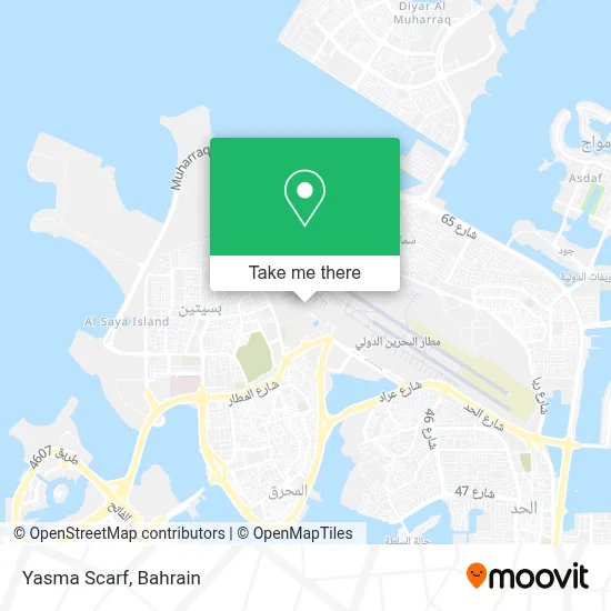 Yasma Scarf map