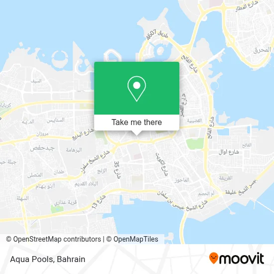 Aqua Pools map
