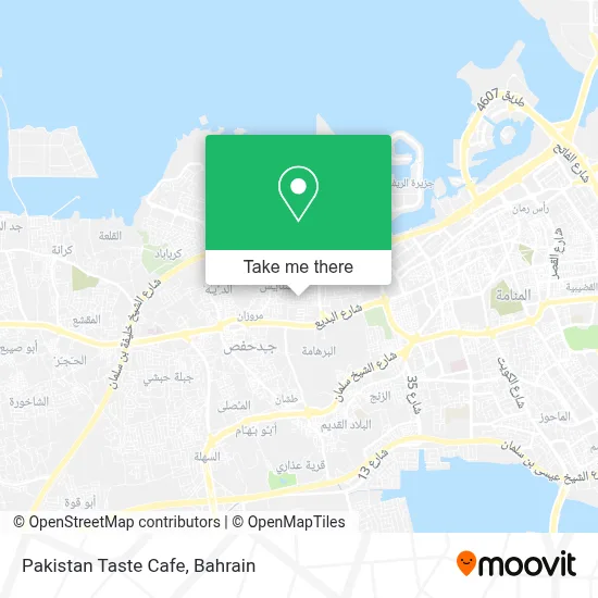 Pakistan Taste Cafe map