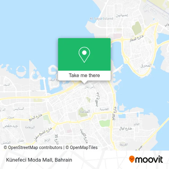 Künefeci Moda Mall map