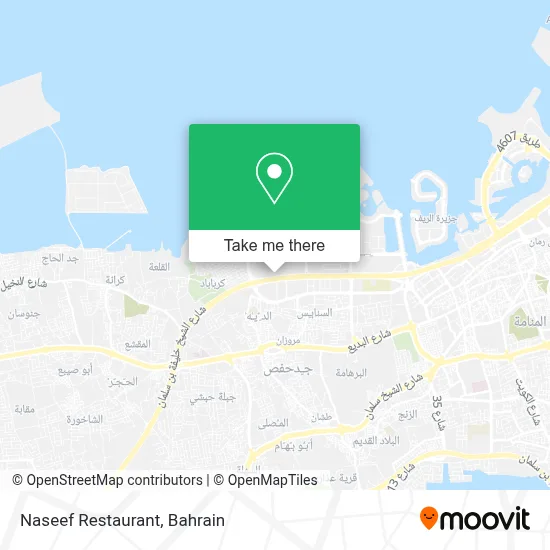Naseef Restaurant map