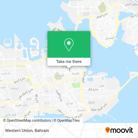 Western Union map