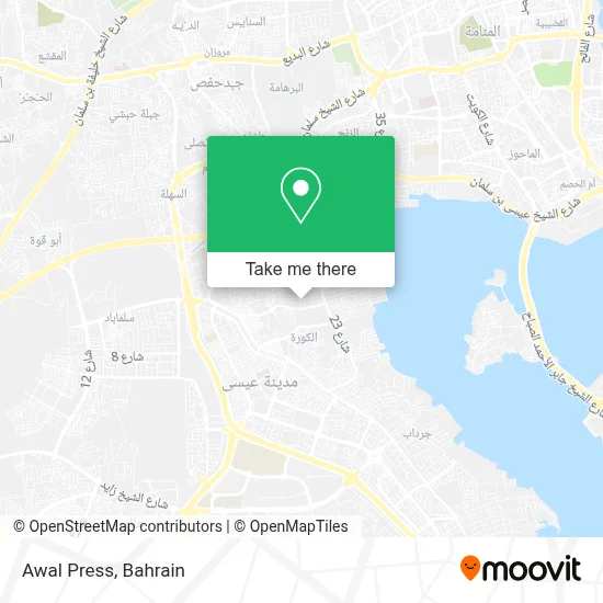 Awal Press map