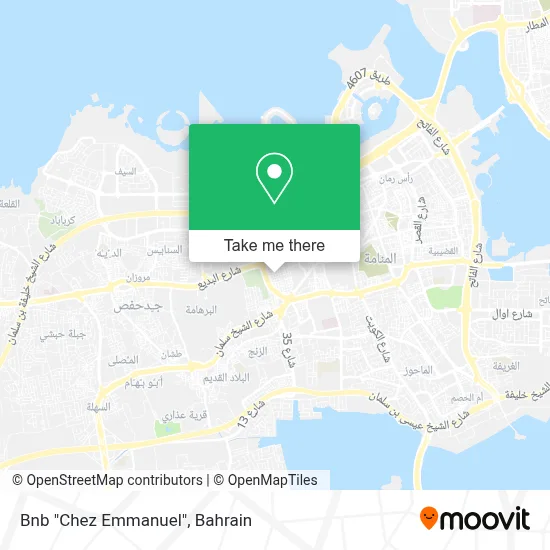 Bnb "Chez Emmanuel" map