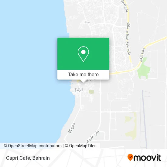 Capri Cafe map