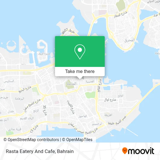 Rasta Eatery And Cafe map