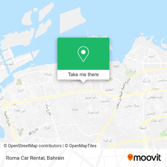 Roma Car Rental map