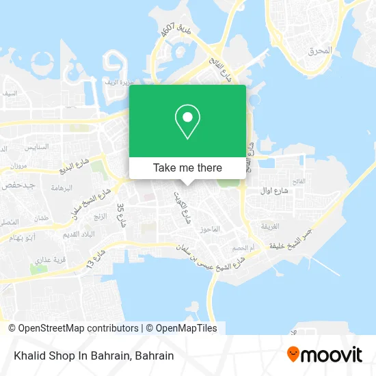 Khalid Shop In Bahrain map