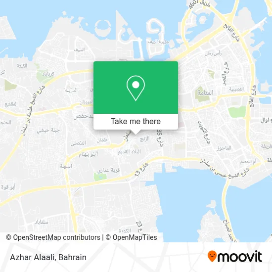 Azhar Alaali map