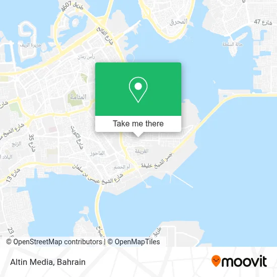 Altin Media map