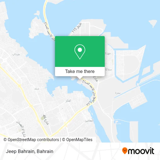 Jeep Bahrain map