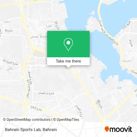 Bahrain Sports Lab map