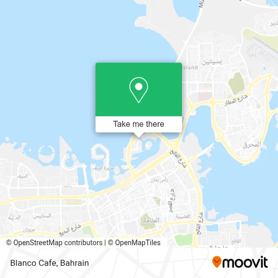 Blanco Cafe map