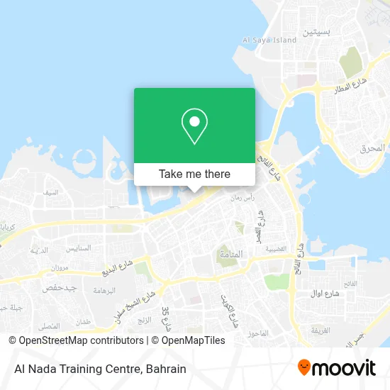 Al Nada Training Centre map