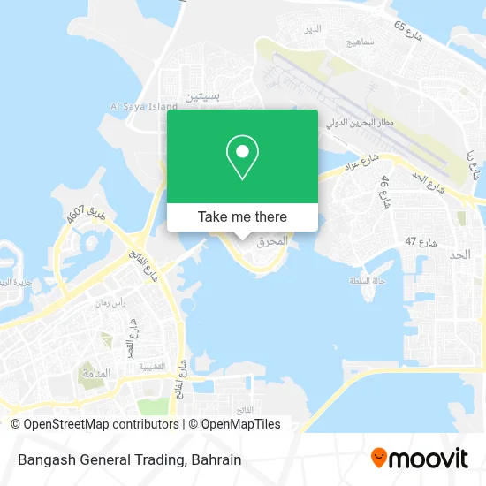 Bangash General Trading map