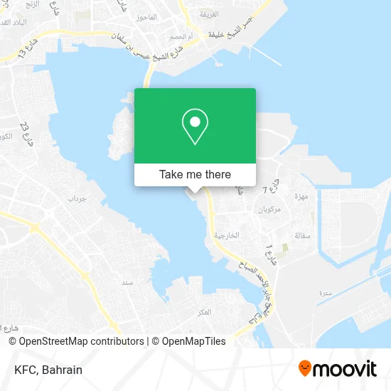 KFC map