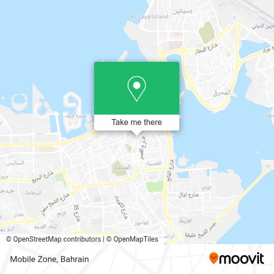 Mobile Zone map