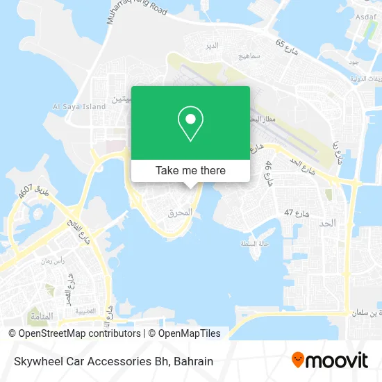 Skywheel Car Accessories Bh map