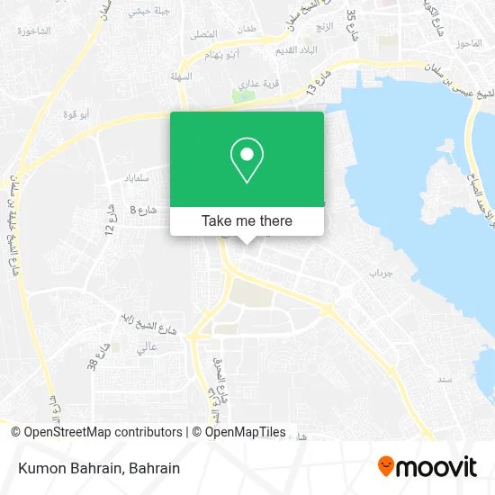Kumon Bahrain map