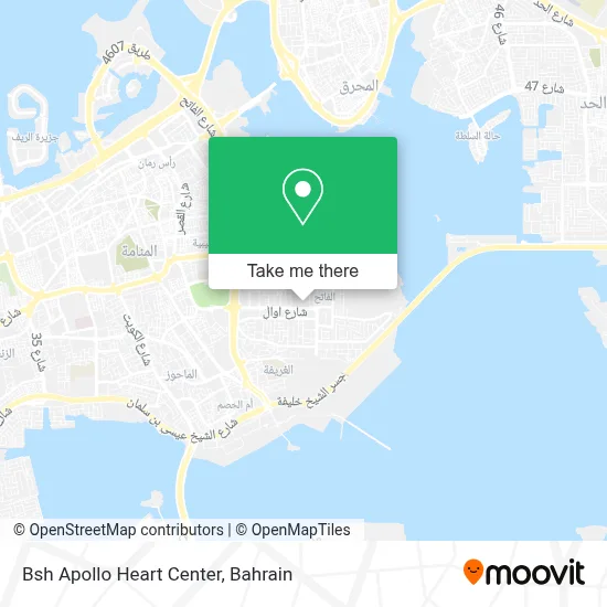 Bsh Apollo Heart Center map