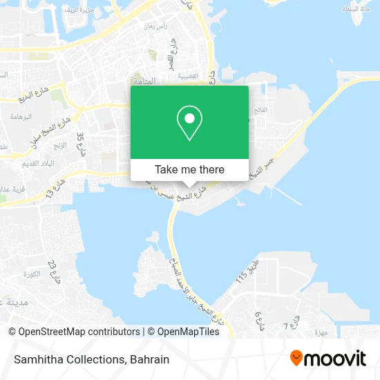 Samhitha Collections map