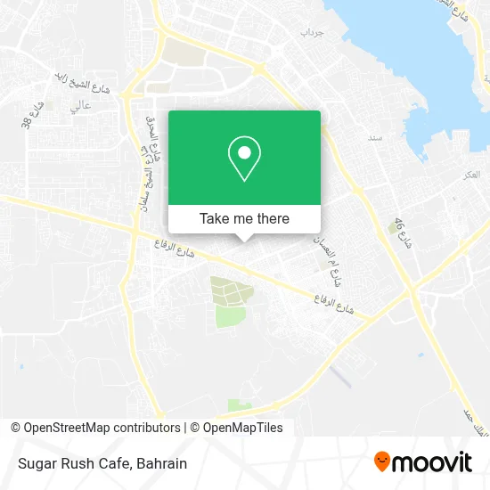 Sugar Rush Cafe map