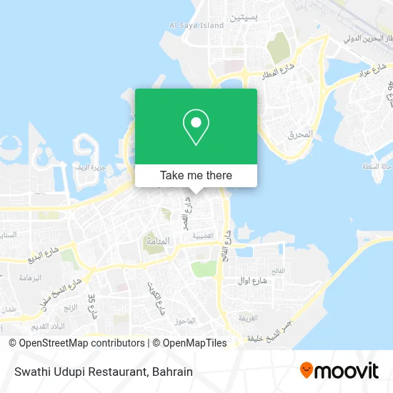 Swathi Udupi Restaurant map