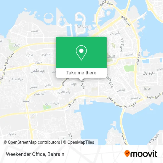 Weekender Office map