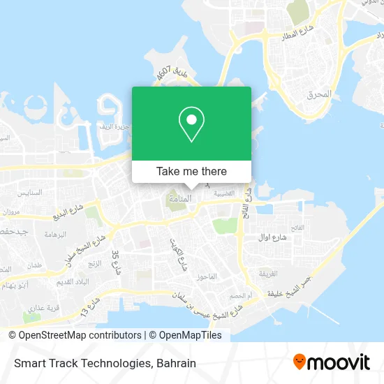 Smart Track Technologies map