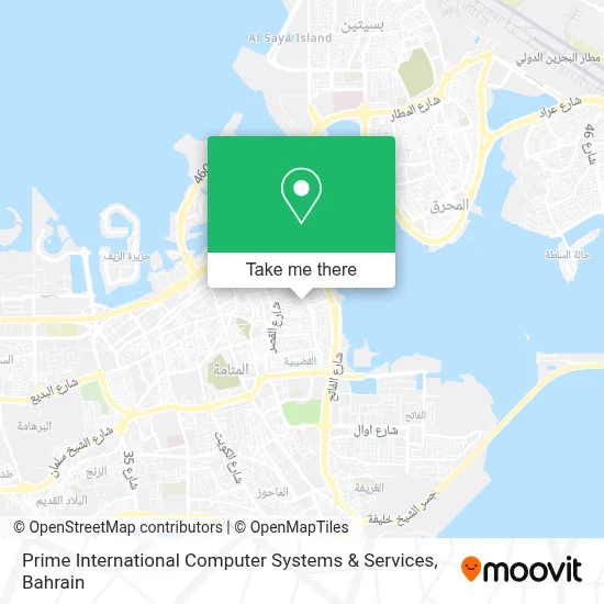 Prime International Computer Systems & Services map