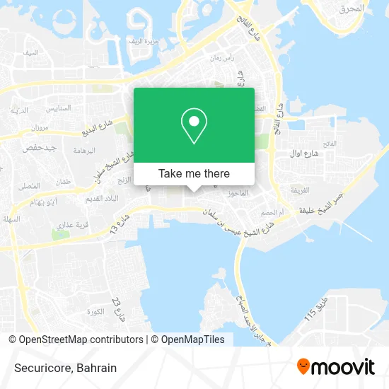 Securicore map