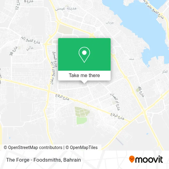 The Forge - Foodsmiths map