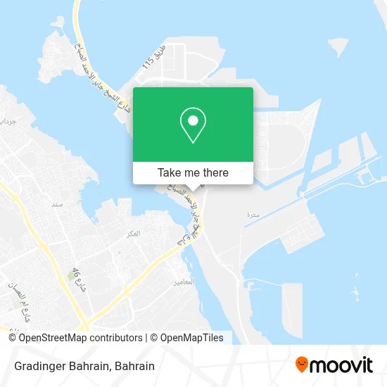 Gradinger Bahrain map