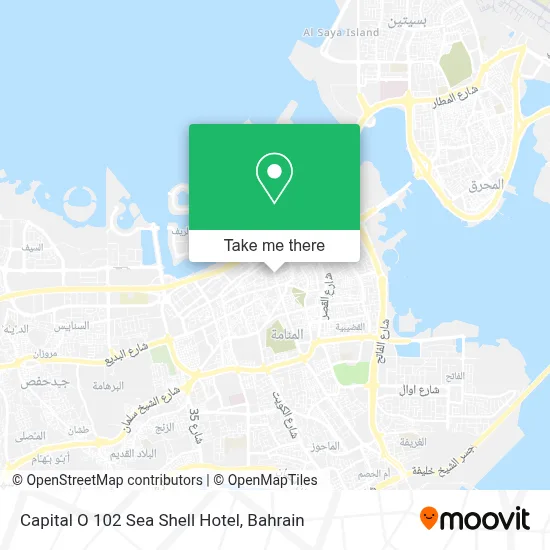 Capital O 102 Sea Shell Hotel map