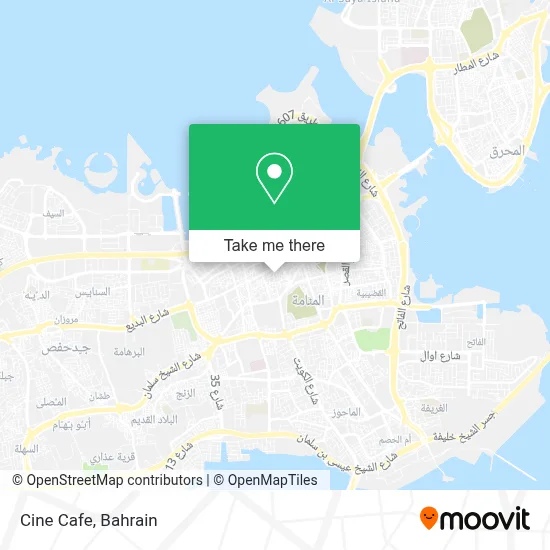 Cine Cafe map
