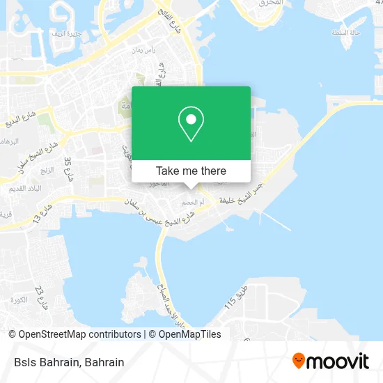 Bsls Bahrain map